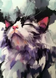生き生きとした猫の夢