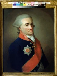 Portrait du poote et ecrivaine ruse Mikhail M. Heraskov (Mikhail Matveevich Heraskov)
