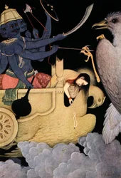 ジャターユと戦うラーヴァナ（1913年  