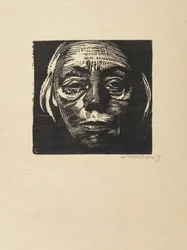 自画像、1923年。