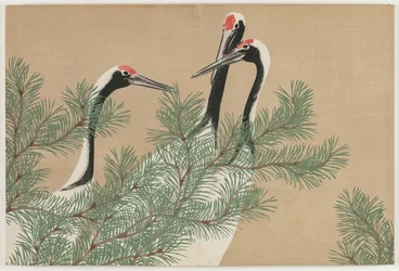 百世草（ももよぐさ）：鶴（つる）