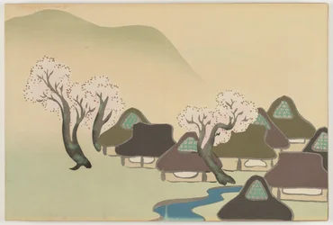 百世草（ももよぐさ）：春の農村（はるでんか）