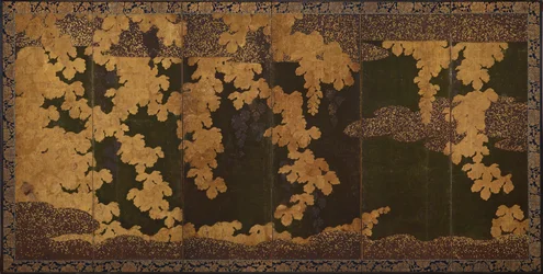 ブドウの木、桃山時代（1568-1615）。