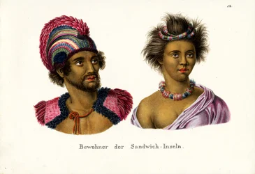 ハワイの人々、1824年