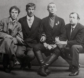 Osip Mandelstam、Korney Chukovsky、Benedictt Livshits、Yury Annenkov、1914