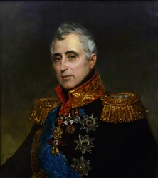 ポッツォ・ディ・ボルゴ伯爵カルロ・アンドレア（チャールズ・アンドレ）（1764-1842）の肖像 par Briullov, Karl Pavlovich（1799-1852）.油彩・キャンバス