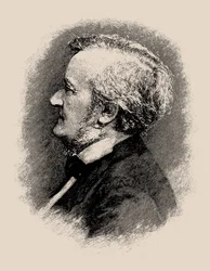 作曲家リチャードワグナー1813-1883、1900年代〜1910年代の肖像。