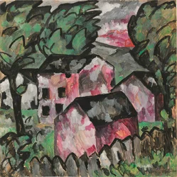 風景、1911年。