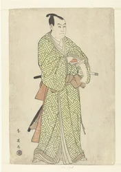 加古川本蔵役三代目沢村宗十郎の俳優似顔絵