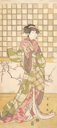 女役の岩井家役者。 1795年。