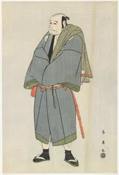 嵐龍蔵（平織）1795年（木版印刷）