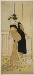 1790年（寛政2年）11月、中村座で上演された『佐用中山比翼の釣り鐘』（？