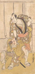 戯曲の一場面、ca. 1780年。