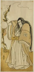 1780年（安永9年）11月、森田座で上演された『ときめくや大江戸の初雪』の修徳院役、四代目市川団蔵