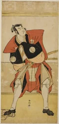 三代目坂田半五郎『春の錦 伊達染曽我』近江の琴田役 寛政二年（1790）二月中村座上演