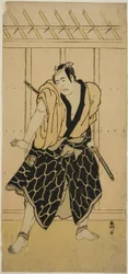 三代目沢村宗十郎 曽我土三郎役（？）