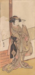 4代目岩井半四郎、1775年頃。
