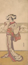 大磯の虎を演じた三代目瀬川菊之丞 1790年頃
