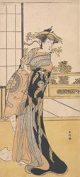 三代目瀬川菊之丞女形（1780年頃）。