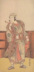 島田八蔵役の初代中村仲蔵、1783年4月。