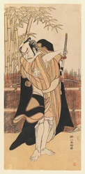 俳優大谷浩右衛門三世、1780年（色木版）