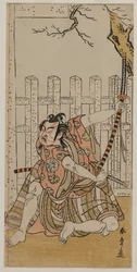 Ichimura Uzaemon IX as Umeomaru, mid 1770s. 