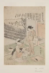 1号（色木版画）
