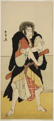 俳優の市川團十郎 5 世は、1778 年 11 月に森田座で上演された芝居「西木津井の弓取」で大神谷の僧侶ワンテツとして演じました。