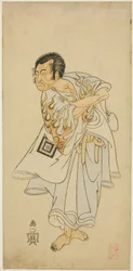 俳優三代目市川團蔵は、1768年3月、森田座で『都鳥東小町』と戯曲『なるかみ』で仙人鳴神を演じた。