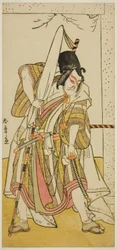 三代目市川海老蔵 松尾丸 菅原伝授 手習鏡 七月七月 市村座にて上演 1776年