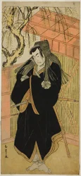 1779 年 4 月に中村劇場 (?) で上演された、菅原伝授手習鏡 (?) の松尾丸 (?) としての俳優松本幸四郎 (?)
