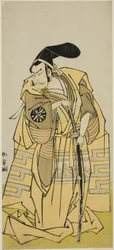 芝居色模様青柳蘇我（？）は、1775年二月中村座で上演される（？）