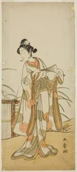 三代目瀬川菊之丞、芝桜十三鐘の愛子の若役 1774年、十一月市村座にて上演