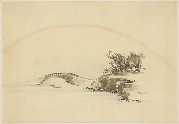 虹のある風景