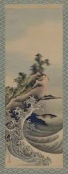 砕波、江戸時代、1847年。