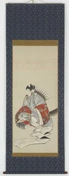 六つの不滅の詩：有原のなり原、1806-08年頃（紙にインクと色）