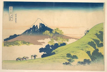 『富士山三十六景』シリーズより、甲斐国の犬目峠（甲州犬目峠）