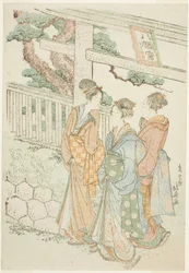 八幡宮の参拝者