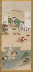 那須与一の物語のパロディ、江戸時代（1615～1868）。