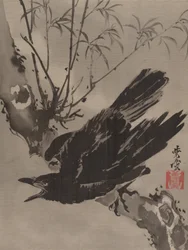 ブランチ上のカラス、ca。 1887。