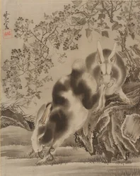 ウサギ、ca。 1887。