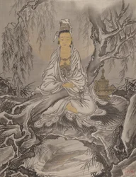白衣 観音 、 約 。 1887年。