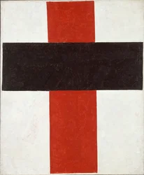 ヒエラルキーのあるシュプレマティスト・クロス par Malevich, Kasimir Severinovich (1878-1935)
