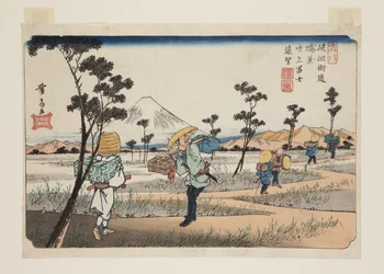 第8番、K?nosu。吹上の富士遠景（K?nosu, Fukiage Fuji enb?