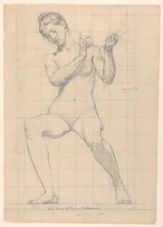 Study for "Mathematics"、"The Sciences"、米国議会図書館、ワシントン D.C.
