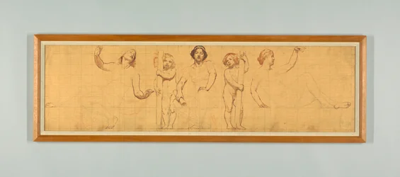 The Common Law, Study for Left Panel of "The Reign of Law", Frieze for Appellate Court, ニューヨーク
