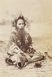 アイヌ・マン、1890年代（ゼラチン・シルバー・プリント）