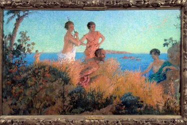ザビエル・ルーセル・カー（1867-1944）による古代の情景画