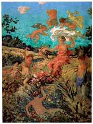 国のお祝い。夏、c1911-c1913