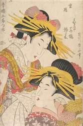 菊川英山・歌川国貞・歌川国丸版画帖 19世紀